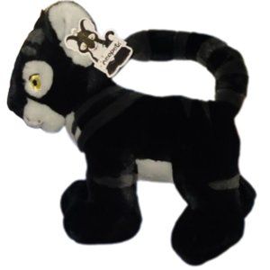 RARE Neopets Shadow Kougra 10" Plush 2003 Snap!toys with Tag